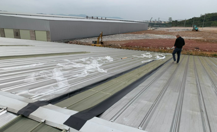 天河厂房屋面防水维修案例